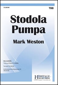 Stodola Pumpa TBB choral sheet music cover Thumbnail